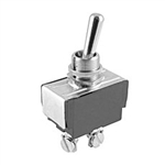 NTE 54-104 Toggle Switch, SPST, 15A, 125VAC - ON NONE (OFF) - Screw Terminals