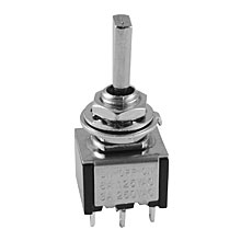 NTE 54-334 Toggle Switch, DPDT, 6A, 125VAC - ON OFF ON