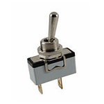 NTE 54-349 Toggle Switch, SPDT, ON NONE ON - Solder Lug/Quick Disconnect Terminals