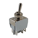 NTE 54-360 Toggle Switch, DPDT, ON NONE ON - Solder Lug/Quick Connect