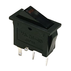 NTE 54-387 Rocker, Lighted, SPST, 10A, 125VAC Switch ON NONE OFF