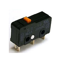 NTE 54-418 Snap Action, SPDT, 10.1A, 125/250VAC, Pin Plunger Switch