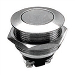 NTE 54-461 Pushbutton, Security, 22mm, SPST-NO, 2A, 48VDC, Curved Switch OFF (ON)
