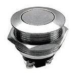 NTE 54-462 Pushbutton, Security, 22mm,SPST-NO, 2A, 48VDC, Curved Switch OFF (ON)