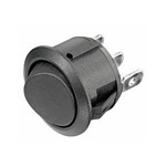 NTE 54-505 Rocker, Round Hole, SPDT, 16A, 125VAC Switch ON NONE ON