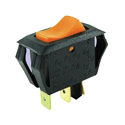 NTE 54-518 Rocker, Lighted, SPST, 16A, 125VAC Switch OFF NONE ON