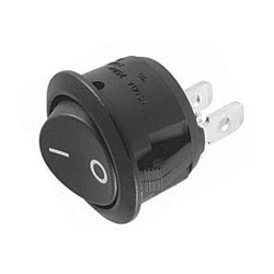 NTE 54-522 Rocker, Round Hole, SPDT, 16A, 125VAC Switch ON NONE (ON)