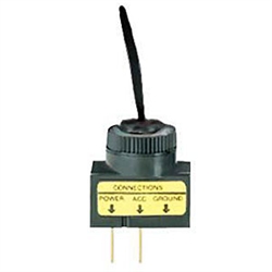 NTE 54-566 Toggle Switch, SPST, 20A, 12VDC, Black - ON NONE OFF