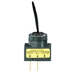 NTE 54-571 Toggle Switch, SPST, 20A, 12VDC, Black - ON NONE OFF