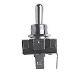 NTE 54-579 Toggle Switch, SPST, 1 HP, 20A 125-250VAC - ON NONE OFF - .250 Terminals