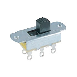 NTE 54-667 Slide Switch, DPDT ON-OFF, Actuator Height .276"