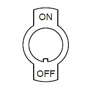 NTE 54-903 Hardware, Indicator Plate