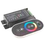 NTE 69-RTC1 Remote And Receiver For R/G/B Flexible LED Strips Soft Touch Solid Gradual Hopping Modes Color Ring