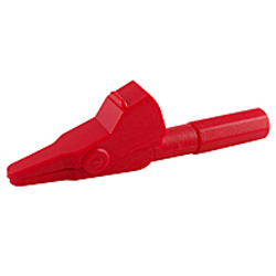 72-056 NTE Electronics Crocodile Clip, Small, Fully Insulated Red