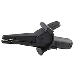 72-057 NTE Electronics Crocodile Clip, Large, Fully Insulated Black