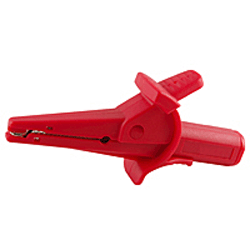 72-058 NTE Electronics Crocodile Clip, Large, Fully Insulated Red