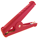 72-112-2 NTE Electronics Fully Insulated Heavy Duty Clamp, Red