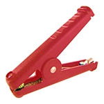72-112-2 NTE Electronics Package Fully Insulated Heavy Duty Clamp, Red - Packaged