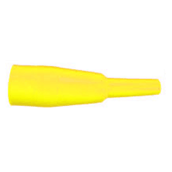 72-122-4 NTE Electronics PVC Insulator for 72-120 & 72-121, Yellow