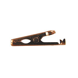 72-125 NTE Electronics Miniature Solid Copper Alligator Clip, 5 Amp