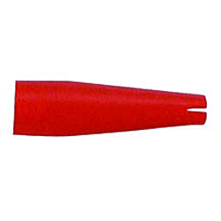 72-128-2 NTE Electronics PVC Insulator for 72-123 & 72-125 Series, Red