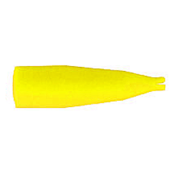 72-131-4 NTE Electronics PVC Insulator for 72-129 & 72-130, Yellow