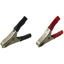 72-132-KIT NTE Electronics Petite Plier-Type Steel Clip Kit, Contains 1 Red Clip & 1 Black Clip