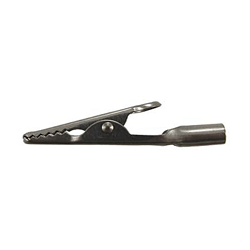 72-156 NTE Electronics Stainless Steel Alligator Clip with Barrel