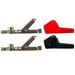 72-168-KIT NTE Electronics Telecom Clip Kit - Contains 1 Pair Pircing Clips 1 Black & 1 Red Insulator