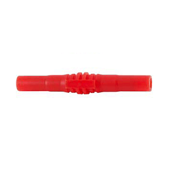 72-182-2 NTE Electronics Insulated Banana Coupler, 4mm Red