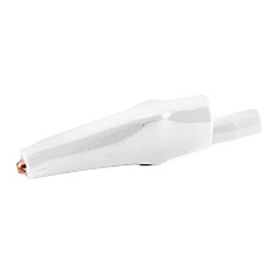 72-188-9 NTE Electronics Alligator Clip with Screw and White Insulator