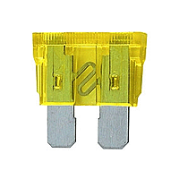 74-AF20A NTE Electronics Fuse Automotive, ATC Equivalent Blade Type, 20 Amp 32 Volts, Yellow Color, Fast Acting