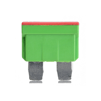 74-AFP30A NTE Automotive Fuse, ATO Style, Blade Type, 30 Amp 80 Volt, Green, Fast Acting