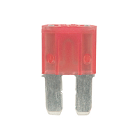 74-MIC2-10A NTE Electronics Fuse Automotive, 10 Amp Micro-2, Red