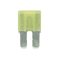 74-MIC2-20A NTE Electronics Fuse Automotive, 20 Amp Micro-2, Yellow