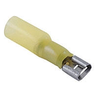 NTE 76-HIFD12L Female Disconnects, .250" 12-10AWG Heat Shrink Insulated Waterproof 50/pkg