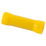 NTE 76-IBC12C Butt Connectors 12-10 AWG Yellow PVC Insulated 100/pkg