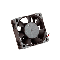 77-6020D12 NTE Electronics Cooling Fan 12vdc 60 X 60 X 20mm Ball Bearings High Speed Wire Leads Thermal Plastic 4200 RPM 22.43 CFM 38db