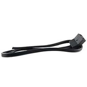77-FC36 NTE Electronics Fan Cord 36 Inch Wire Leads With Blunt Cut End 45 Degree Connector Black