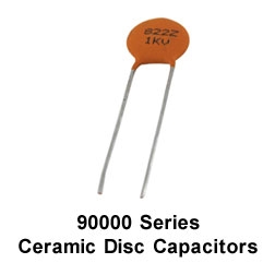 NTE 90125 Ceramic Capacitors, 250pf 1000V