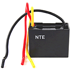 NTE CFC-1.2/2.3 Ceiling Fan Capacitor 1.2+2.3ufd