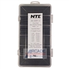 HS-ASST-13 NTE Electronics Heat Shrink Tubing Kit - Dual Wall Black - Assorted Sizes - 72 pieces