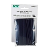 HS-ASST-4 NTE Electronics Heat Shrink Tubing Kit - Assorted Sizes - Black - 24 pieces
