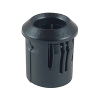 NTE LED-MC8 LED Mounting Clip For 8mm LED Black Polycarbonate