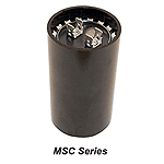 MSC125V21 NTE Electronics Motor Start Capacitor 21MFD 125VAC