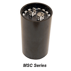 MSC125V25 NTE Electronics Motor Start Capacitor 25MFD 125VAC