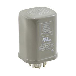 R02-11A10-120H NTE Electronics Relay, 10 Amp DPDT 120VAC Hermetically Sealed 8-Pin Octal