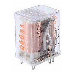 R16-11D5-12 NTE Electronics Relay, 5 Amp DC 12V