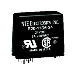 R20-11D6-12 NTE Electronics RELAYS-6AMP-DC 12V