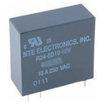 R24-5D10-12V NTE Electronics Relay, 10 Amp DC 12V